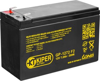 Аккумулятор для ИБП Kiper GP-1272 F2 (12В/7.2 А·ч)