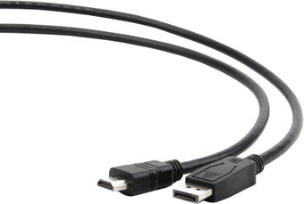Кабель DP- HDMI Gembird, 3.0м (CC-DP-HDMI-3M) экран, пакет, Black