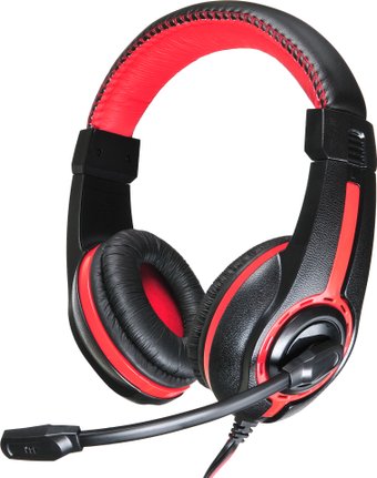 Наушники Oklick HS-L200 (черный/красный)